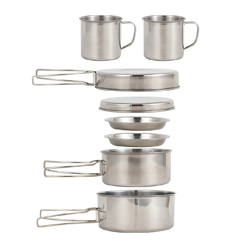Camping Cooking Recipes - Set da 8 Pezzi per Campeggio,