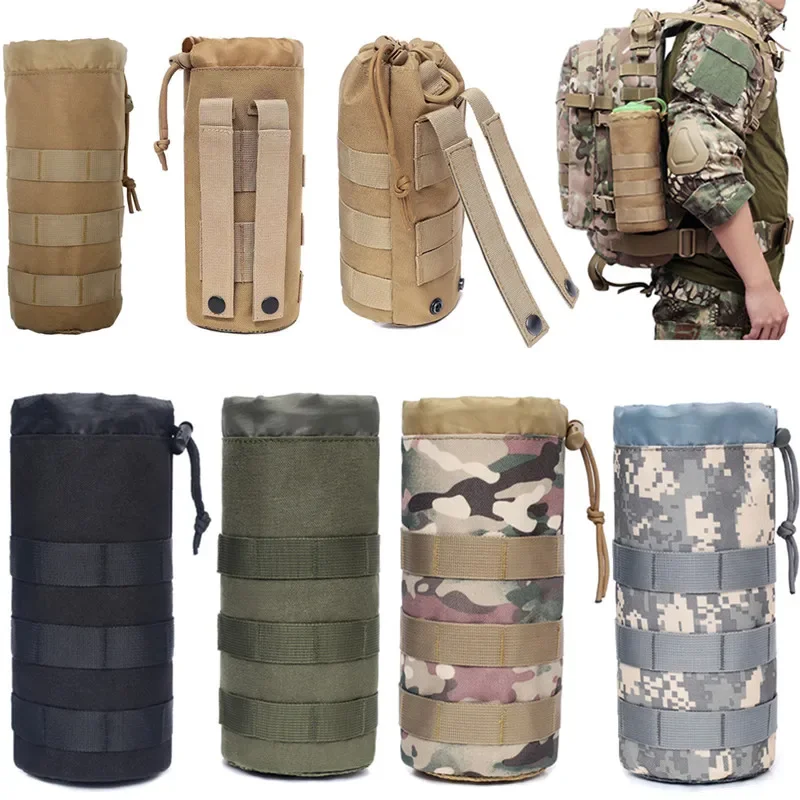 Camping Cooking Can - Portaborraccia tattico Molle Portaborraccia da viaggio