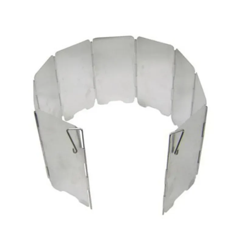 Camping Cooking Windscreen - Paravento Pieghevole a 9 Piastre per