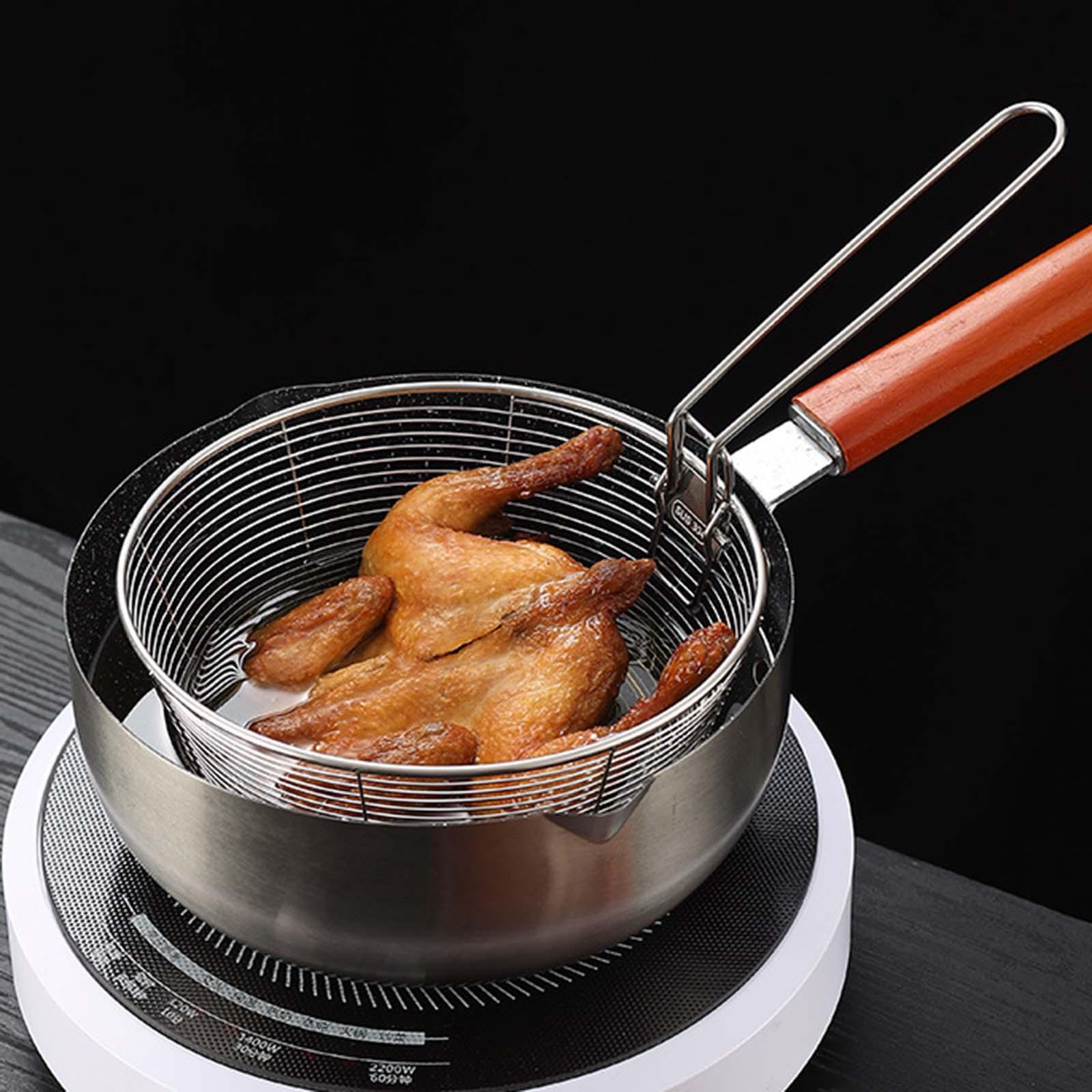 Camping Cooking Basket - Cestello per friggere in acciaio inox