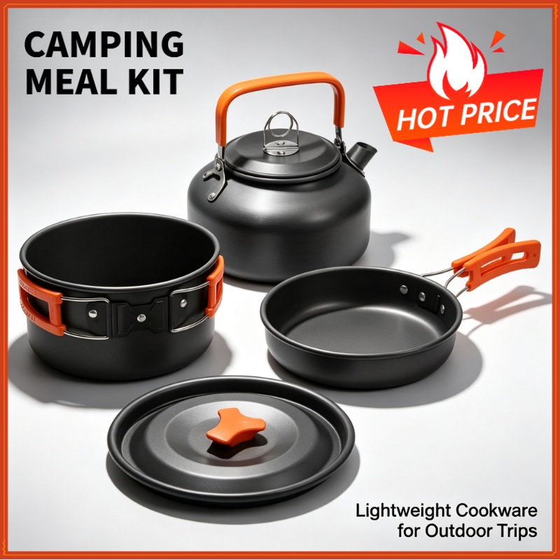 Camping Cooking Recipes - Set da cucina da campeggio, pentole