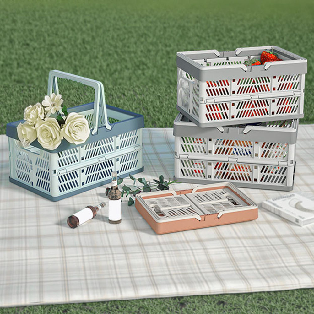 Camping Cooking Basket - Cestino Pieghevole Portatile in Plastica con