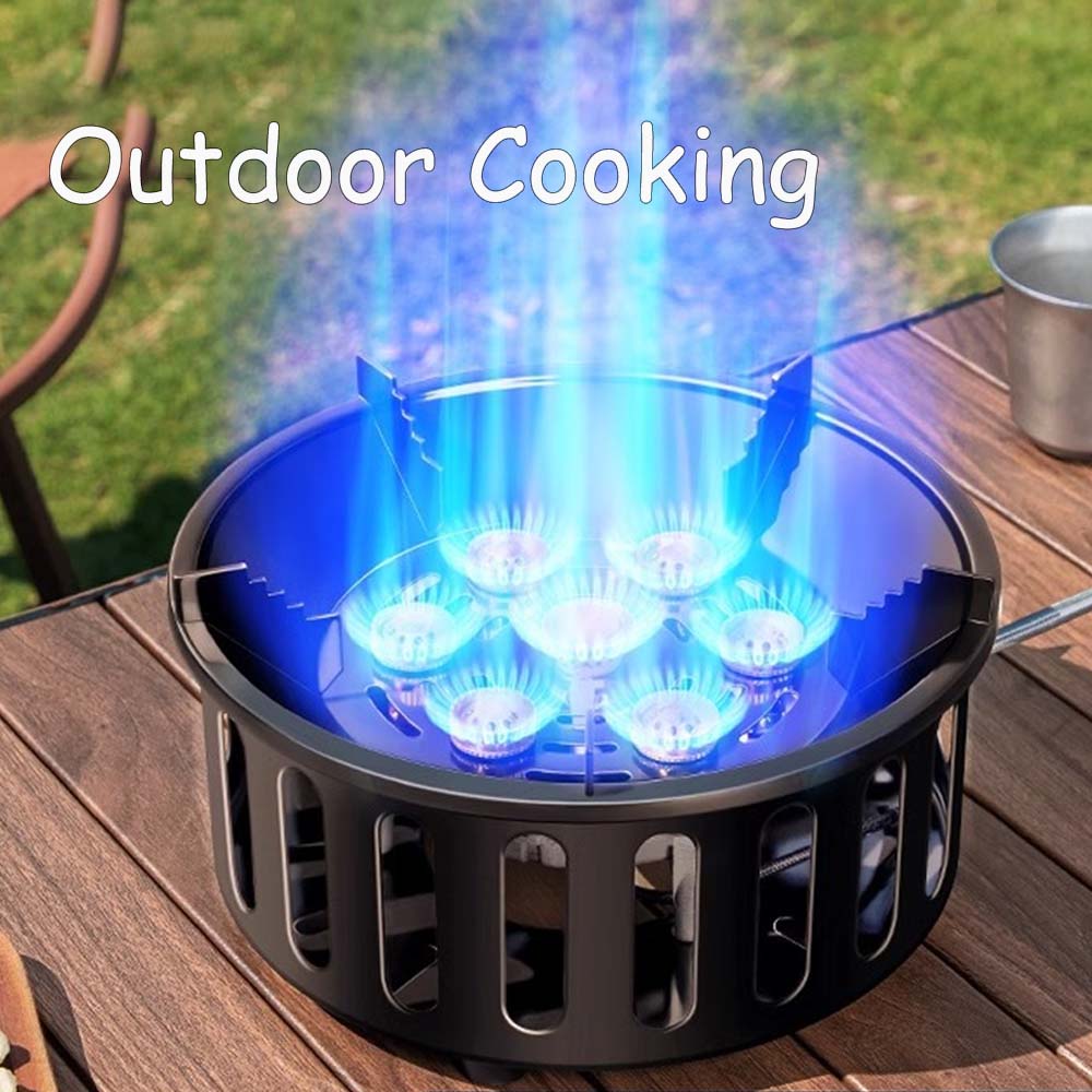 Fornello da campeggio a 7 core - Camping Cooking Burner recensione e prezzo