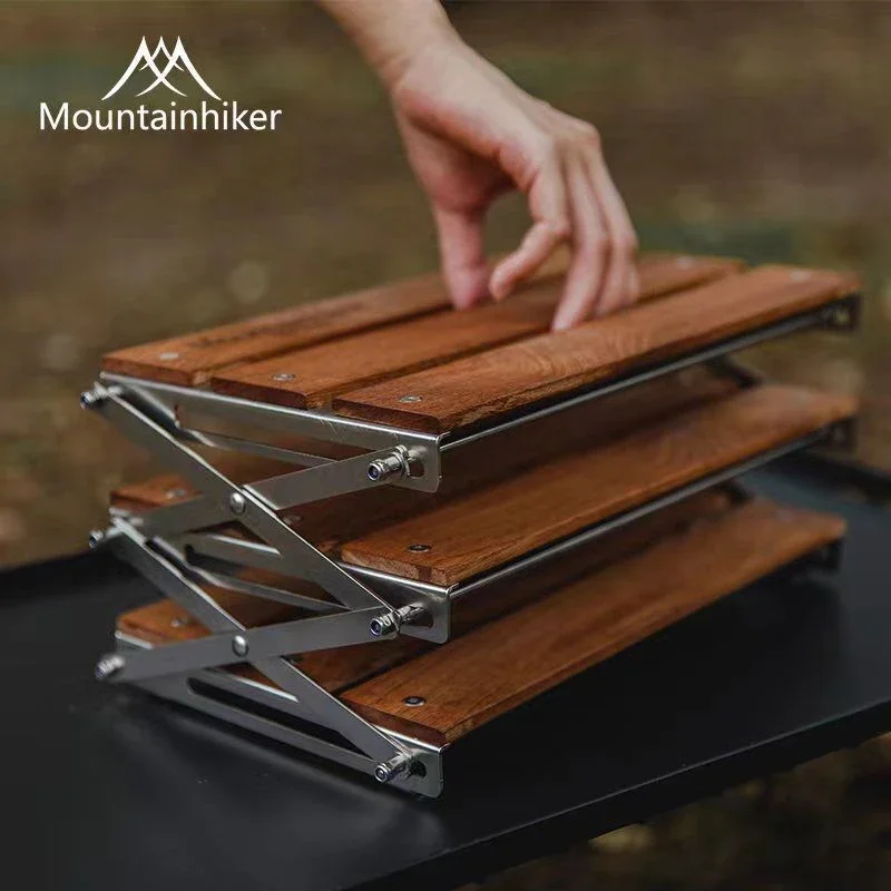 MOUNTAINHIKER Scaffale a Tre L - Camping Cooking Table Foldable recensione e prezzo