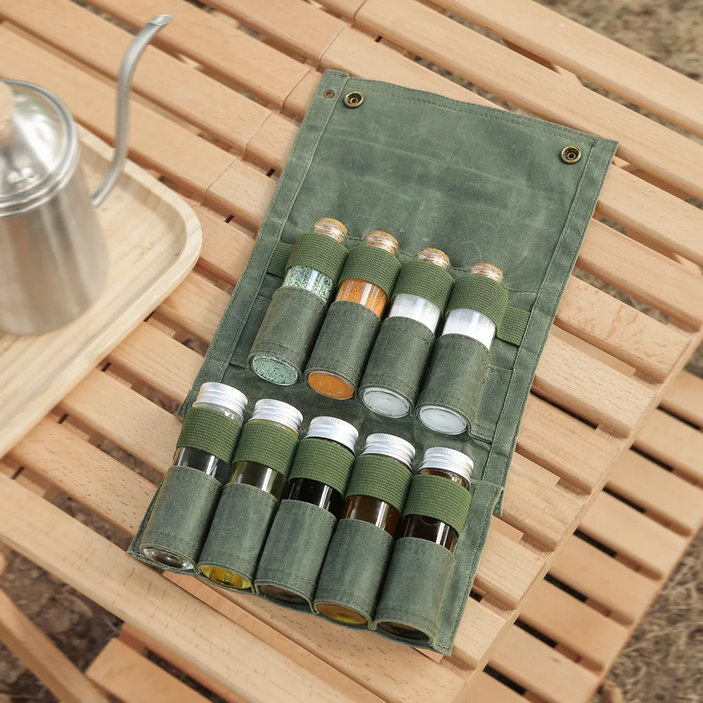 Set di bottiglie per condiment - Camping Cooking Equipment Bag recensione e prezzo