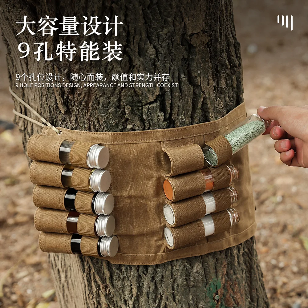 Set di bottiglie per condiment - Camping Cooking Equipment Bag recensione e prezzo