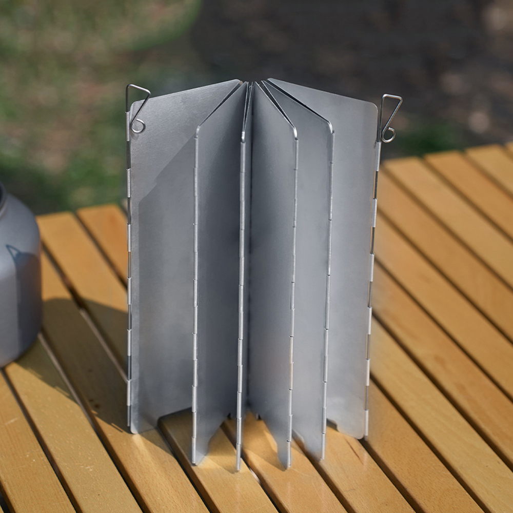 Paravento Pieghevole a 10 Pias - Camping Cooking Windscreen recensione e prezzo
