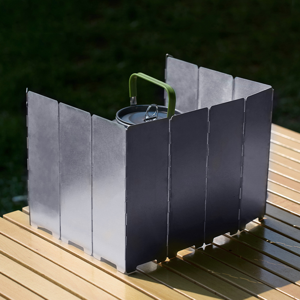 Paravento Pieghevole a 10 Pias - Camping Cooking Windscreen recensione e prezzo