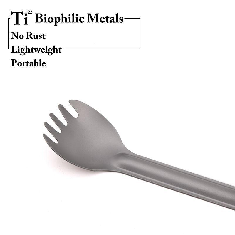 TiTo Cucchiaio Spork in titani - Camping Cooking Basket recensione e prezzo