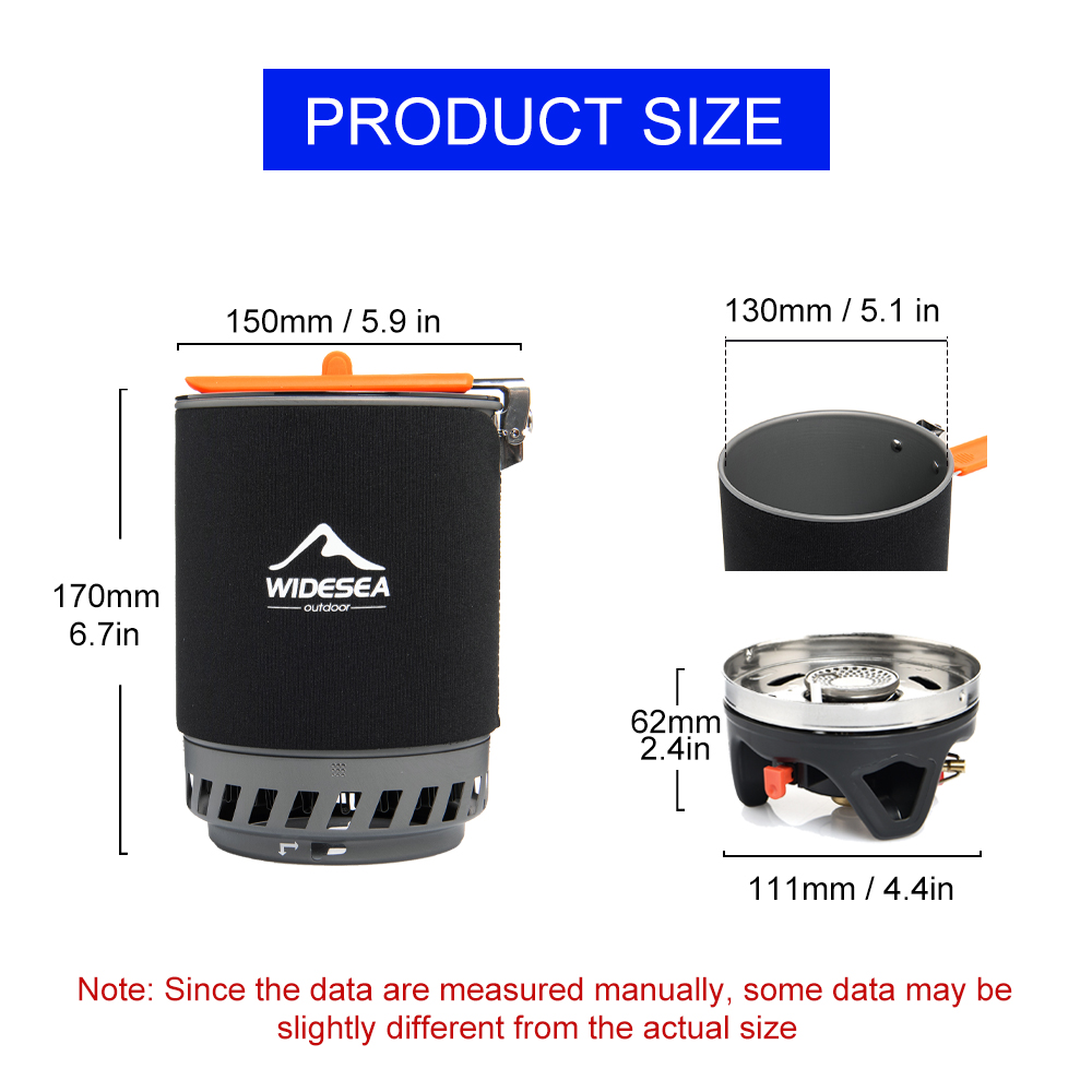 Widesea Sistema di cottura da  - Camping Cooking Burner recensione e prezzo