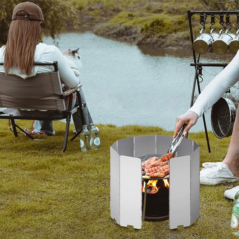 Paravento per Fornello a Gas a - Camping Cooking Windscreen recensione e prezzo