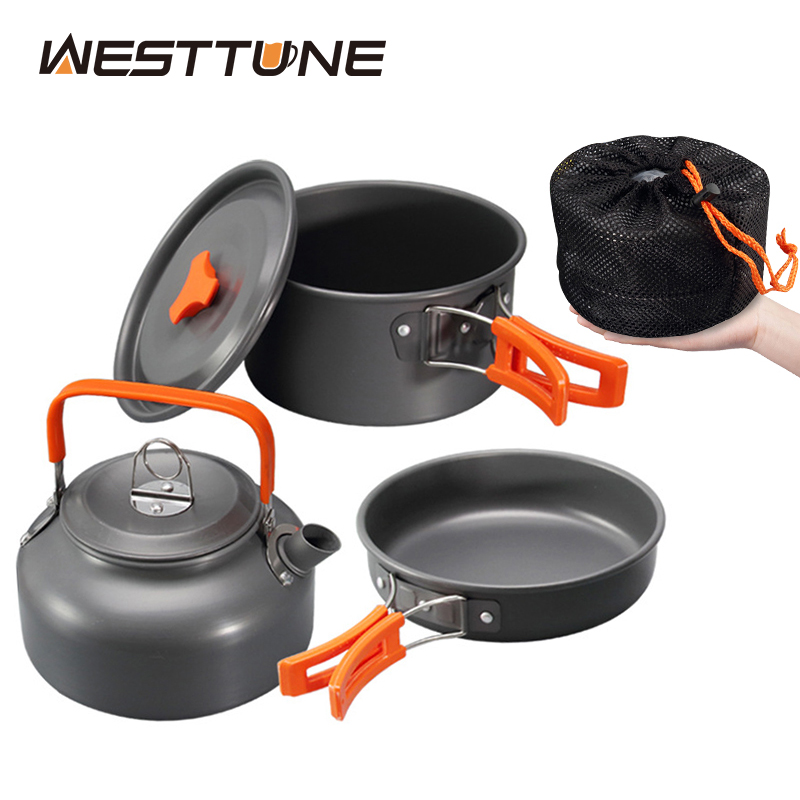 WESTTUNE Kit di pentole da cam - Camping Cooking Can recensione e prezzo