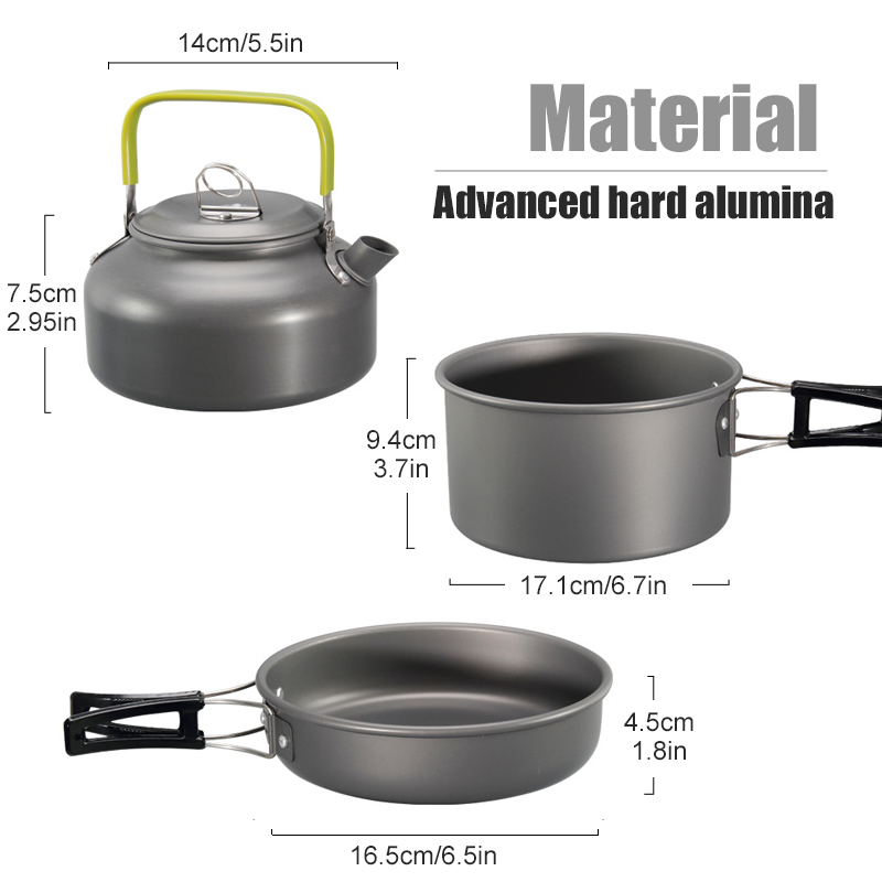 WESTTUNE Kit di pentole da cam - Camping Cooking Can recensione e prezzo