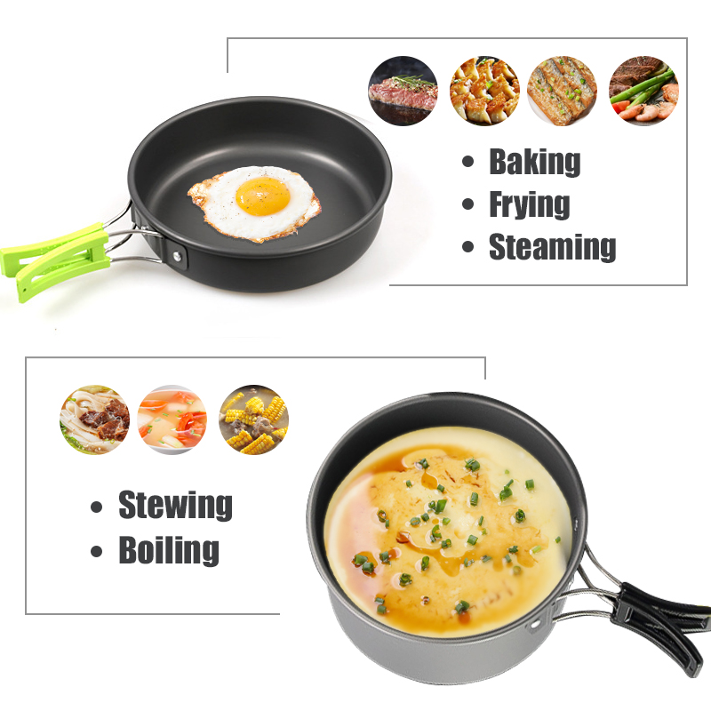 WESTTUNE Kit di pentole da cam - Camping Cooking Can recensione e prezzo