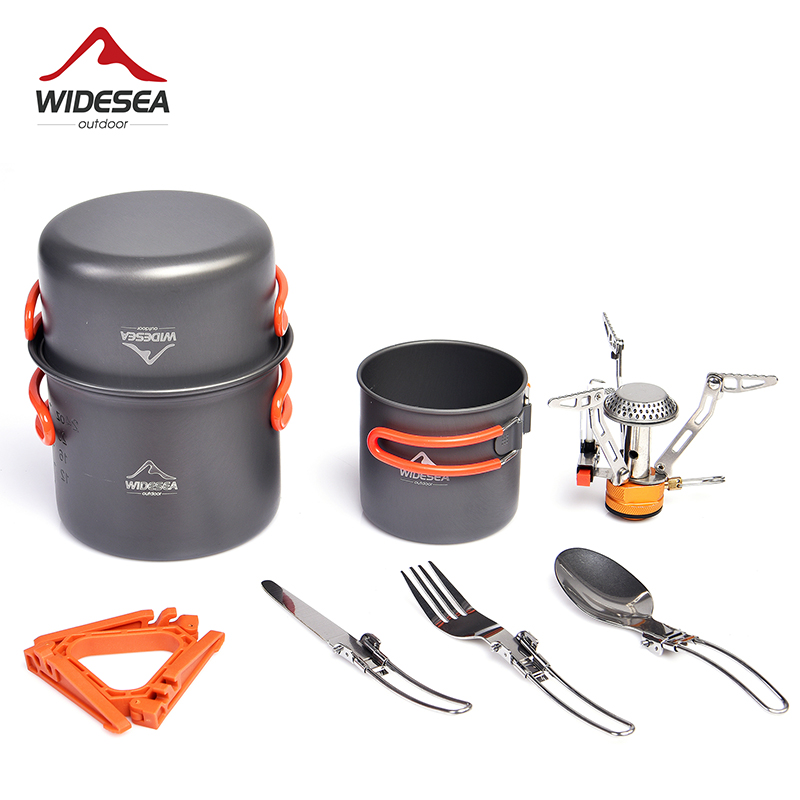 Widesea Set di pentole da camp - Camping Cooking Burner recensione e prezzo