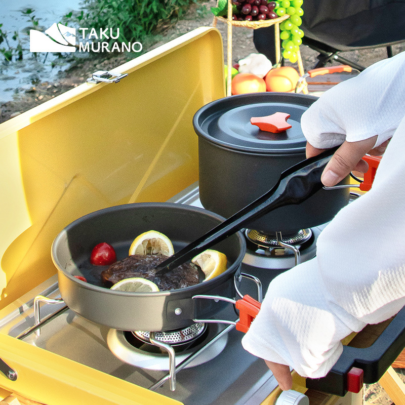Set di pentole da campeggio, s - Camping Cooking Basket recensione e prezzo