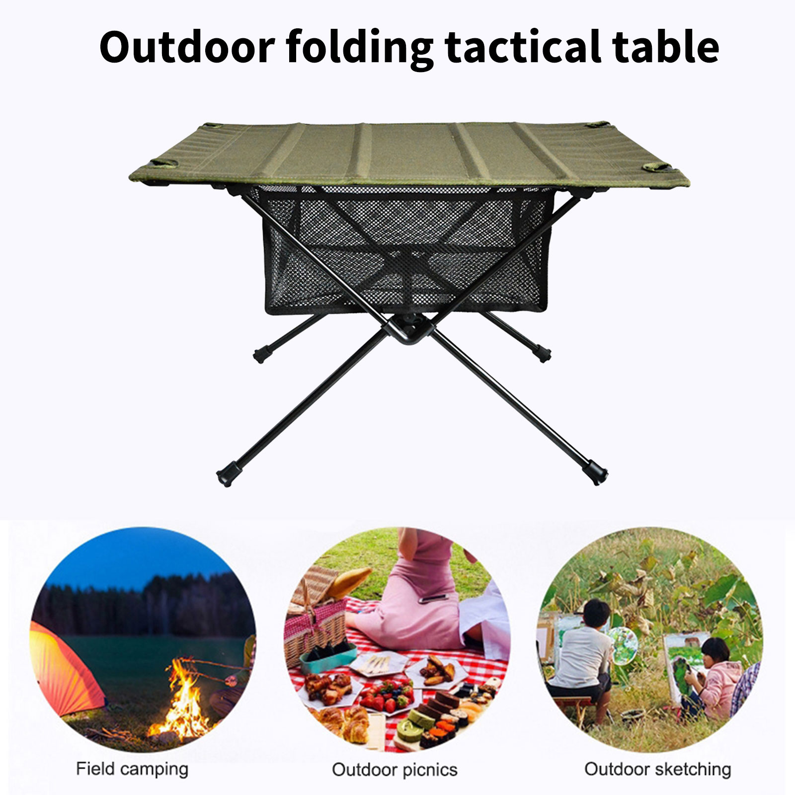 Borsa da campeggio pieghevole  - Camping Cooking Basket recensione e prezzo