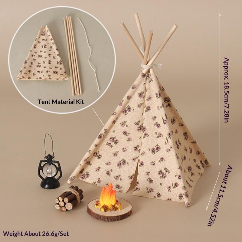 Set 1/12 per Casa delle Bambol - Camping Cooking Tent recensione e prezzo