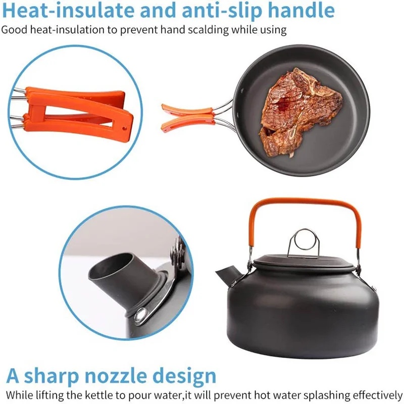 Set da cucina da campeggio, pe - Camping Cooking Recipes recensione e prezzo