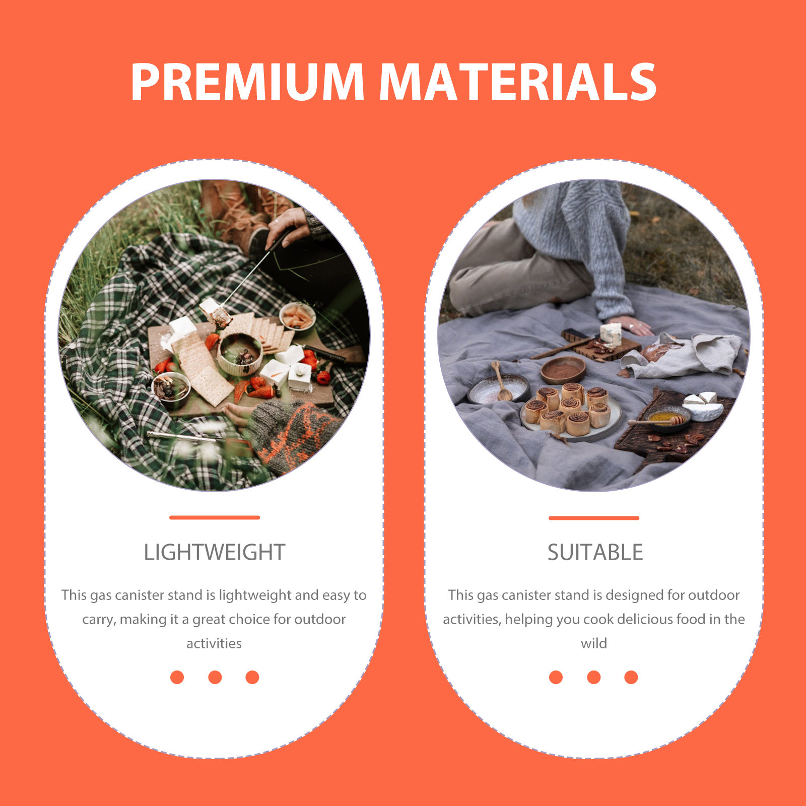 Supporto per Serbatoio del Gas - Camping Cooking Materials recensione e prezzo